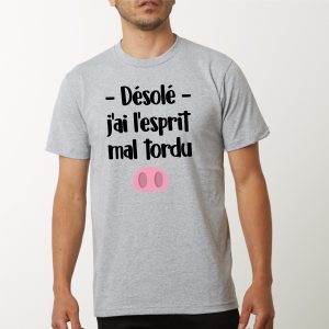 T Shirt Homme Esprit mal tordu 3753 5