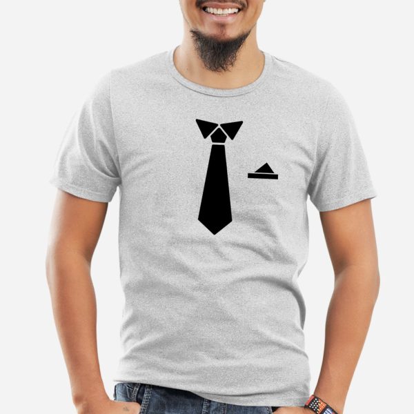 T-Shirt Homme Fausse cravate