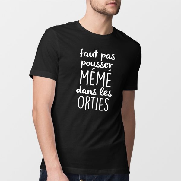 T-Shirt Homme Faut pas pousser meme