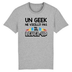T Shirt Homme Geek level up 4673 6