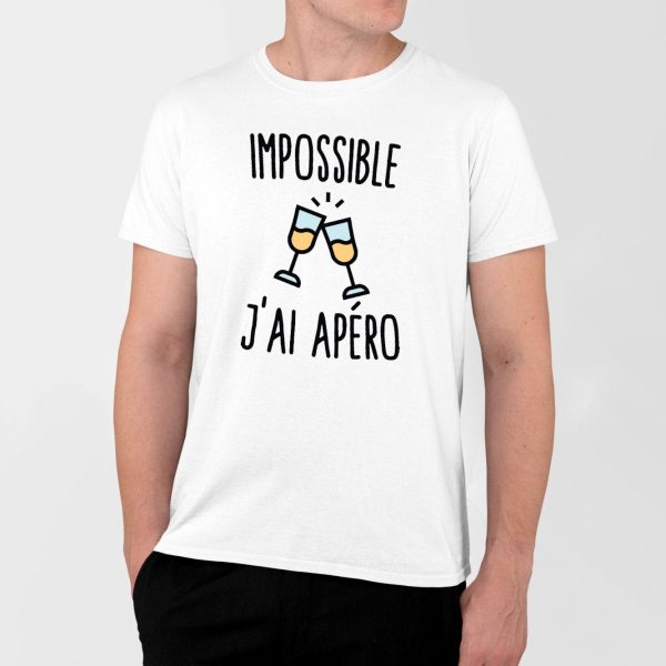 T-Shirt Homme Impossible j’ai apero