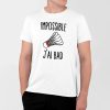 T-Shirt Homme Impossible j’ai bad