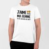 T-Shirt Homme J’aime quand ma femme va me chercher une biere