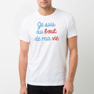 T-Shirt Homme Je suis au bout de ma vie