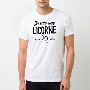 T Shirt Homme Je suis une licorne 3984 1