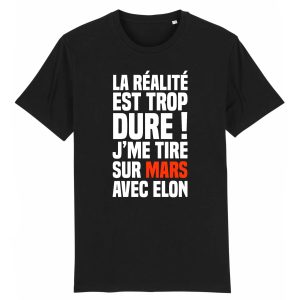 T-Shirt Homme J’me tire sur Mars avec Elon T-Shirt Homme J’me tire sur Mars avec Elon