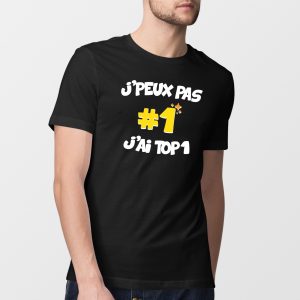 T-Shirt Homme J’peux pas j’ai TOP1