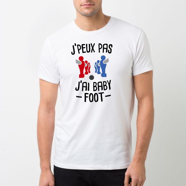 T-Shirt Homme J’peux pas j’ai baby-foot