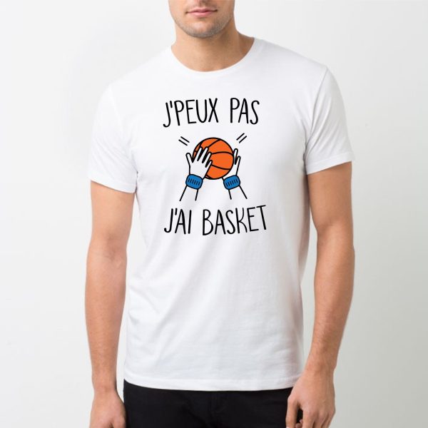 T-Shirt Homme J’peux pas j’ai basket