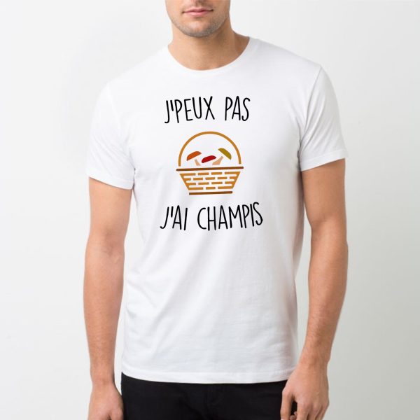 T-Shirt Homme J’peux pas j’ai champignons