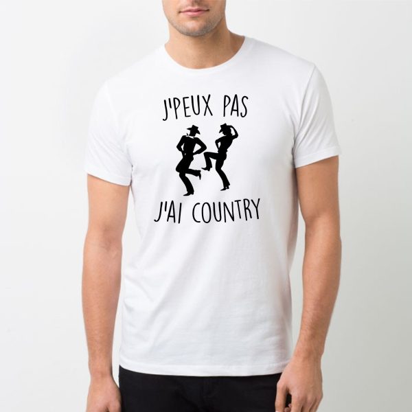 T-Shirt Homme J’peux pas j’ai country