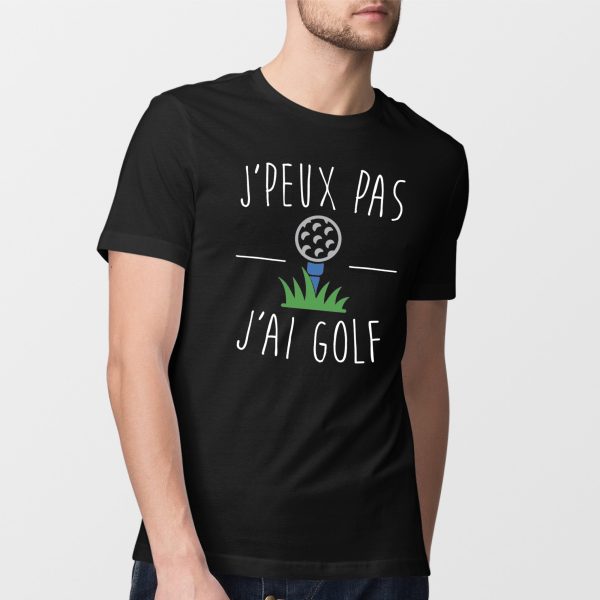 T-Shirt Homme J’peux pas j’ai golf
