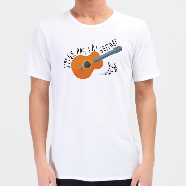 T-Shirt Homme J’peux pas j’ai guitare