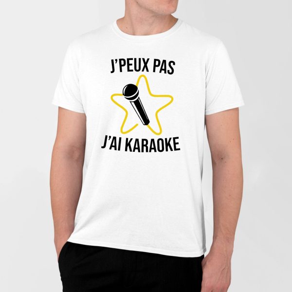 T-Shirt Homme J’peux pas j’ai karaoke