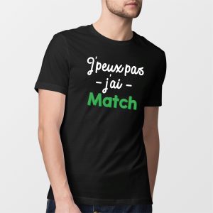 T-Shirt Homme J'peux pas j'ai match 1 T Shirt Homme Jpeux pas jai match 8194 3