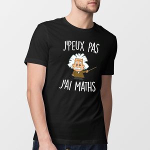 T-Shirt Homme J’peux pas j’ai maths