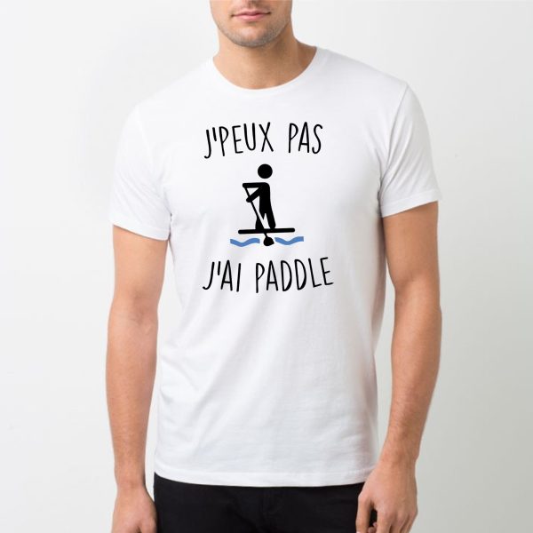 T-Shirt Homme J’peux pas j’ai paddle