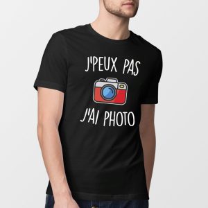 T-Shirt Homme J’peux pas j’ai photo