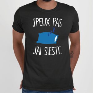 T-Shirt Homme J’peux pas j’ai sieste