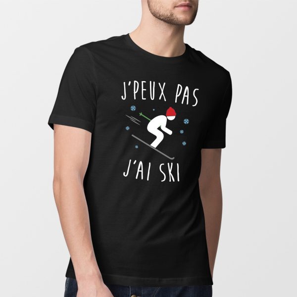T-Shirt Homme J’peux pas j’ai ski