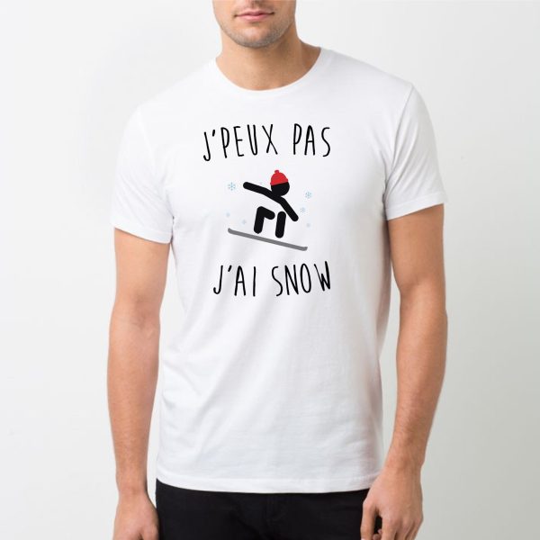 T-Shirt Homme J’peux pas j’ai snow