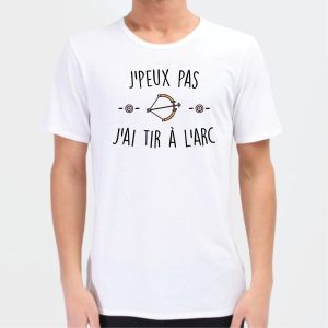 T Shirt Homme Jpeux pas jai tir larc 8013 1