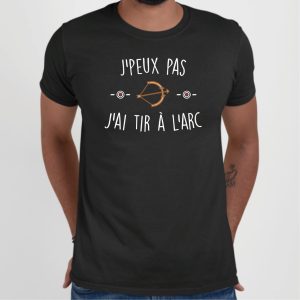T-Shirt Homme J'peux pas j'ai tir a l'arc 1 T Shirt Homme Jpeux pas jai tir larc 8013 5