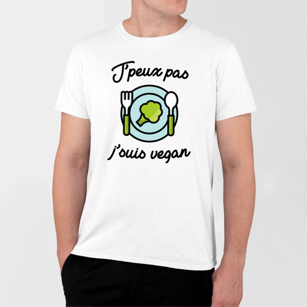 T-Shirt Homme J’peux pas j’suis vegan