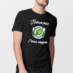 T-Shirt Homme J’peux pas j’suis vegan
