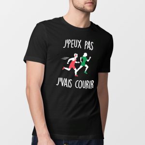 T-Shirt Homme J’peux pas j’vais courir