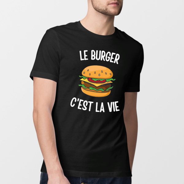 T-Shirt Homme Le burger c’est la vie