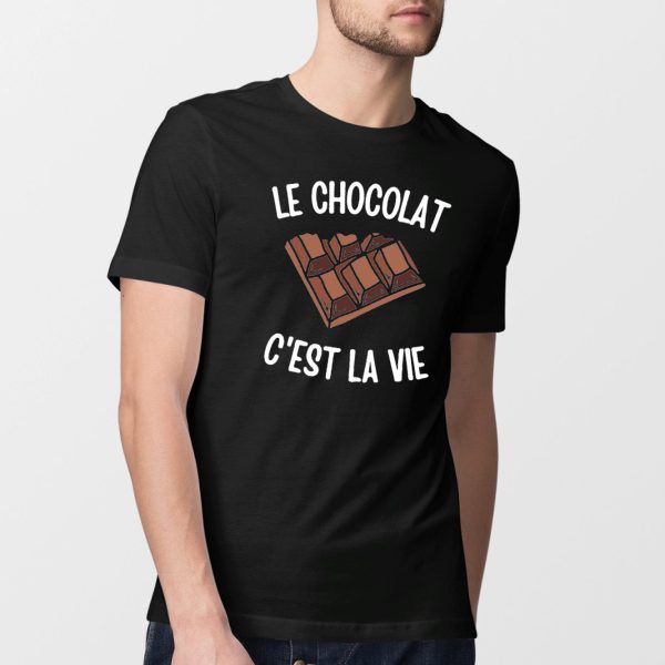 T-Shirt Homme Le chocolat c’est la vie