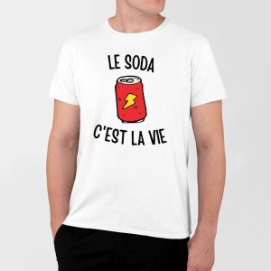 T Shirt Homme Le soda cest la vie 1219 1