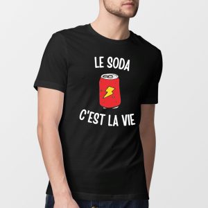 T-Shirt Homme Le soda c'est la vie 1 T Shirt Homme Le soda cest la vie 1219 3