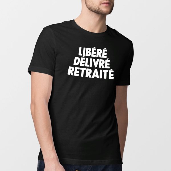 T-Shirt Homme Libere delivre retraite