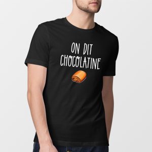 T-Shirt Homme On dit chocolatine