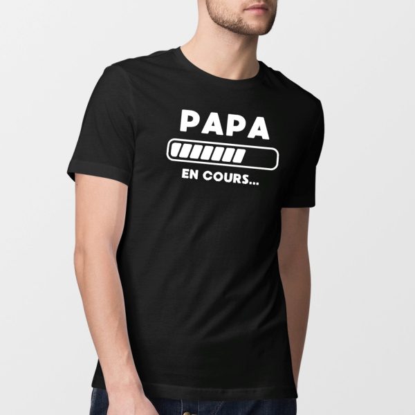 T-Shirt Homme Papa en cours