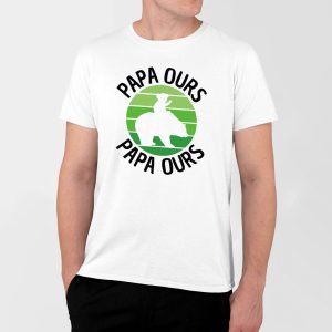 T Shirt Homme Papa ours 2008 1