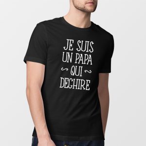 T-Shirt Homme Papa qui dechire