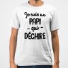 T-Shirt Homme Papi qui dechire