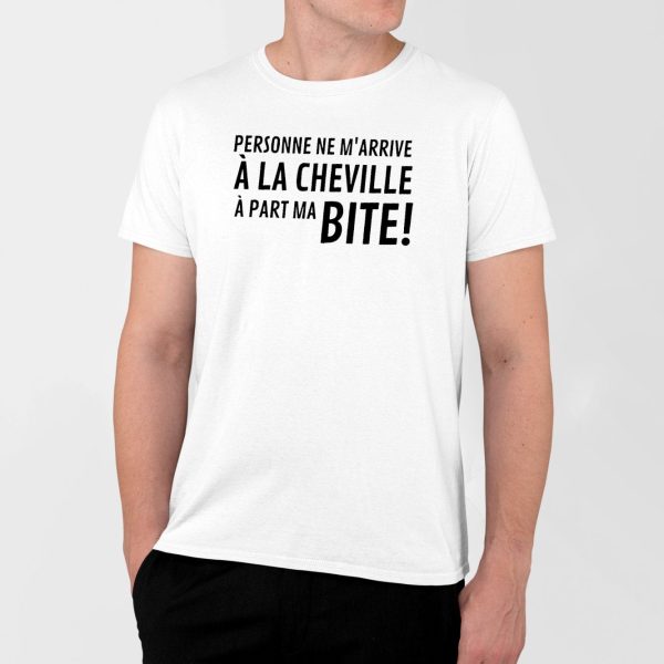 T-Shirt Homme Personne ne m’arrive � la cheville