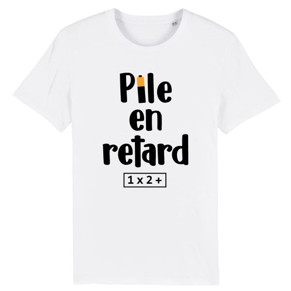 T-Shirt Homme Pile en retard