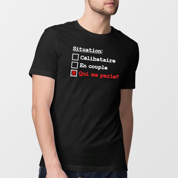 T-Shirt Homme Situation celibataire