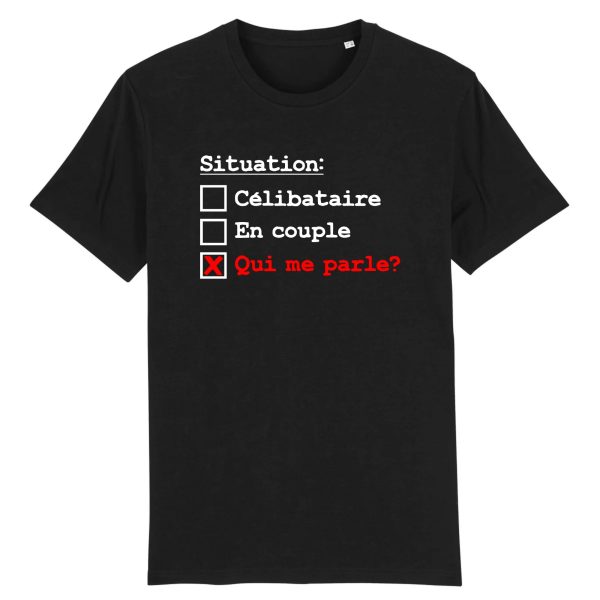 T-Shirt Homme Situation celibataire