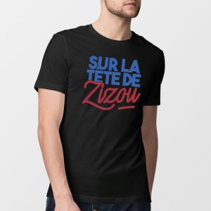 T-Shirt Homme Sur la tete de Zizou T-Shirt Homme Sur la tete de Zizou