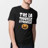T-Shirt Homme T’as la trouille citrouille