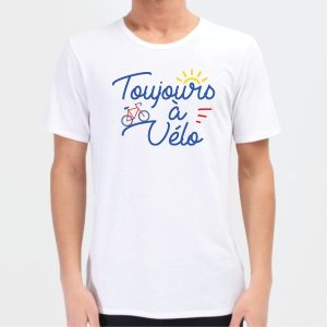 T-Shirt Homme Toujours a velo T-Shirt Homme Toujours a velo