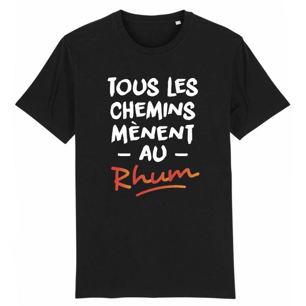 T-Shirt Homme Tous les chemins menent au Rhum