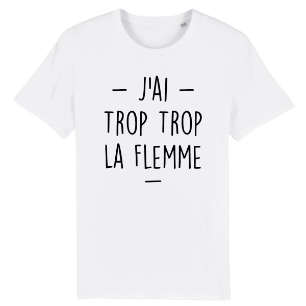 T-Shirt Homme Trop la flemme