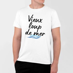 T-Shirt Homme Vieux loup de mer T-Shirt Homme Vieux loup de mer